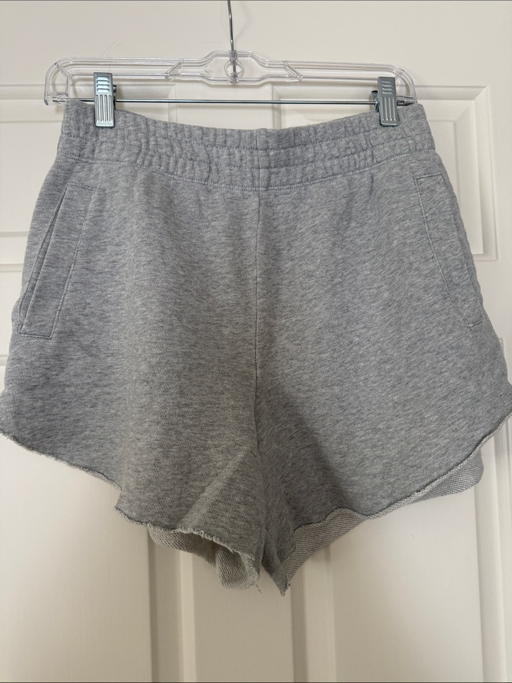 Aerie Grey Women's Lounge Shorts with Elastic Waist
